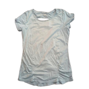 GAIAM large yoga top light blue activewear